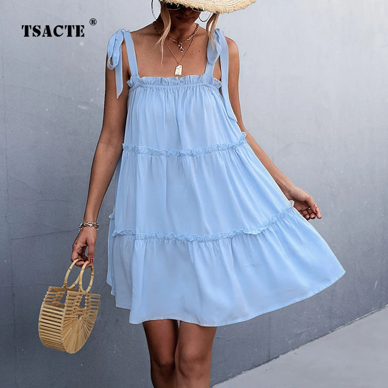 Spring Solid Color Wavy Patchwork Sling Sweet Dress Sexy Sleeveless Bandage Lady Short Skirt Fashion Summer New Beach Mini Dress
Spring Solid Color Wavy Patchwork Sling Sweet Dress Sexy Sleeveless Bandage Lady Short Skirt Fashion Summer New Beach Mini Dress