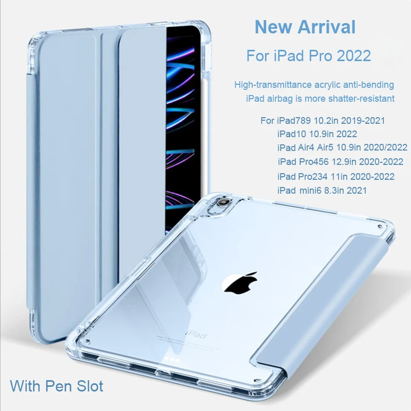 Case For iPad 10.2 Case 7 8 9th 10th Generation iPad Air 4 2020 for iPad Pro 11 2021 Case Pro 12.9 Funda Mini 6 2022 Air 5 
Case For iPad 10.2 Case 7 8 9th 10th Generation iPad Air 4 2020 for iPad Pro 11 2021 Case Pro 12.9 Funda Mini 6 2022 Air 5