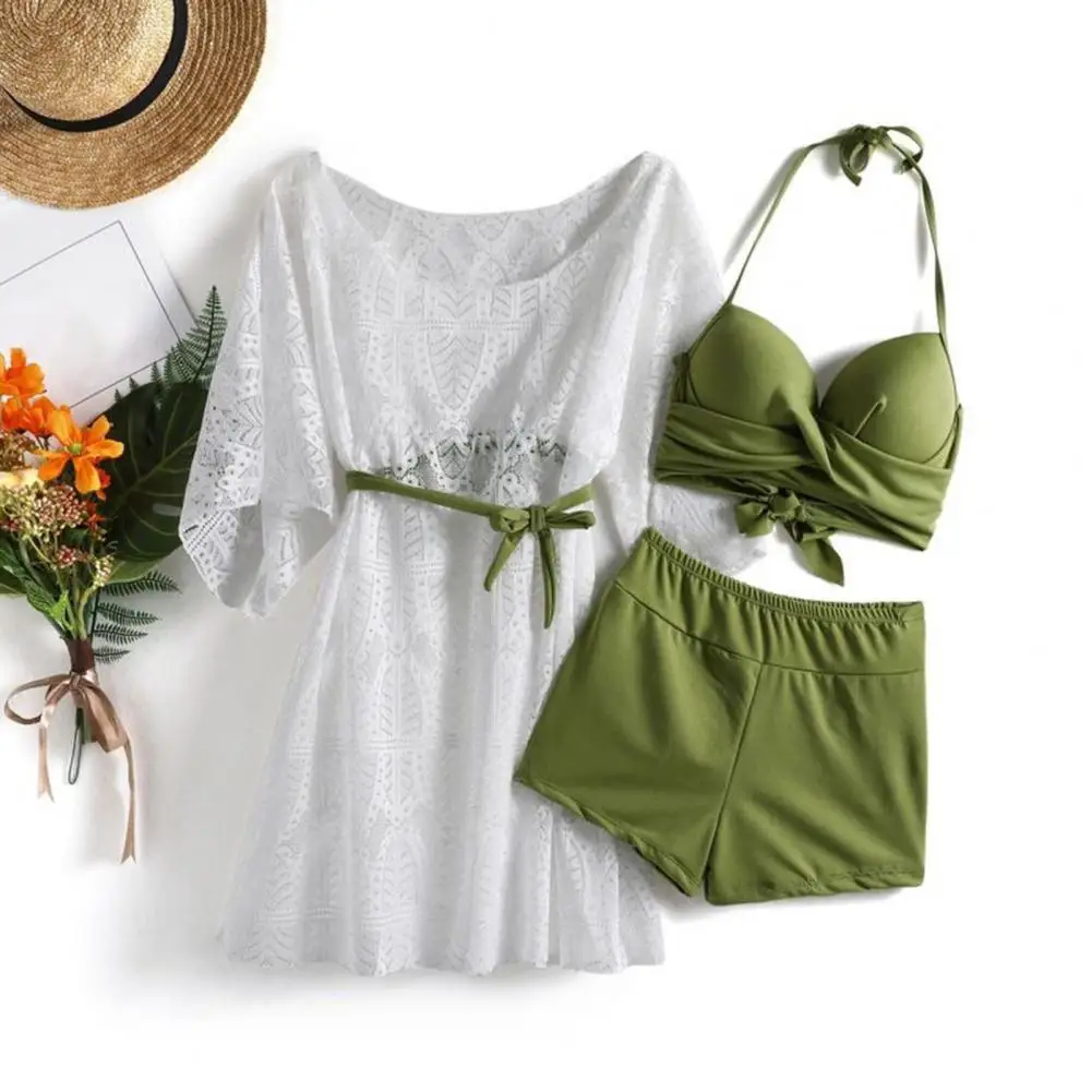 Popular Bathing Suit V Neck Ladies Underwire Slim-fitting Swimsuit Women Swimsuit Women Swimwear 3Pcs/Set
Popular Bathing Suit V Neck Ladies Underwire Slim-fitting Swimsuit Women Swimsuit Women Swimwear 3Pcs/Set