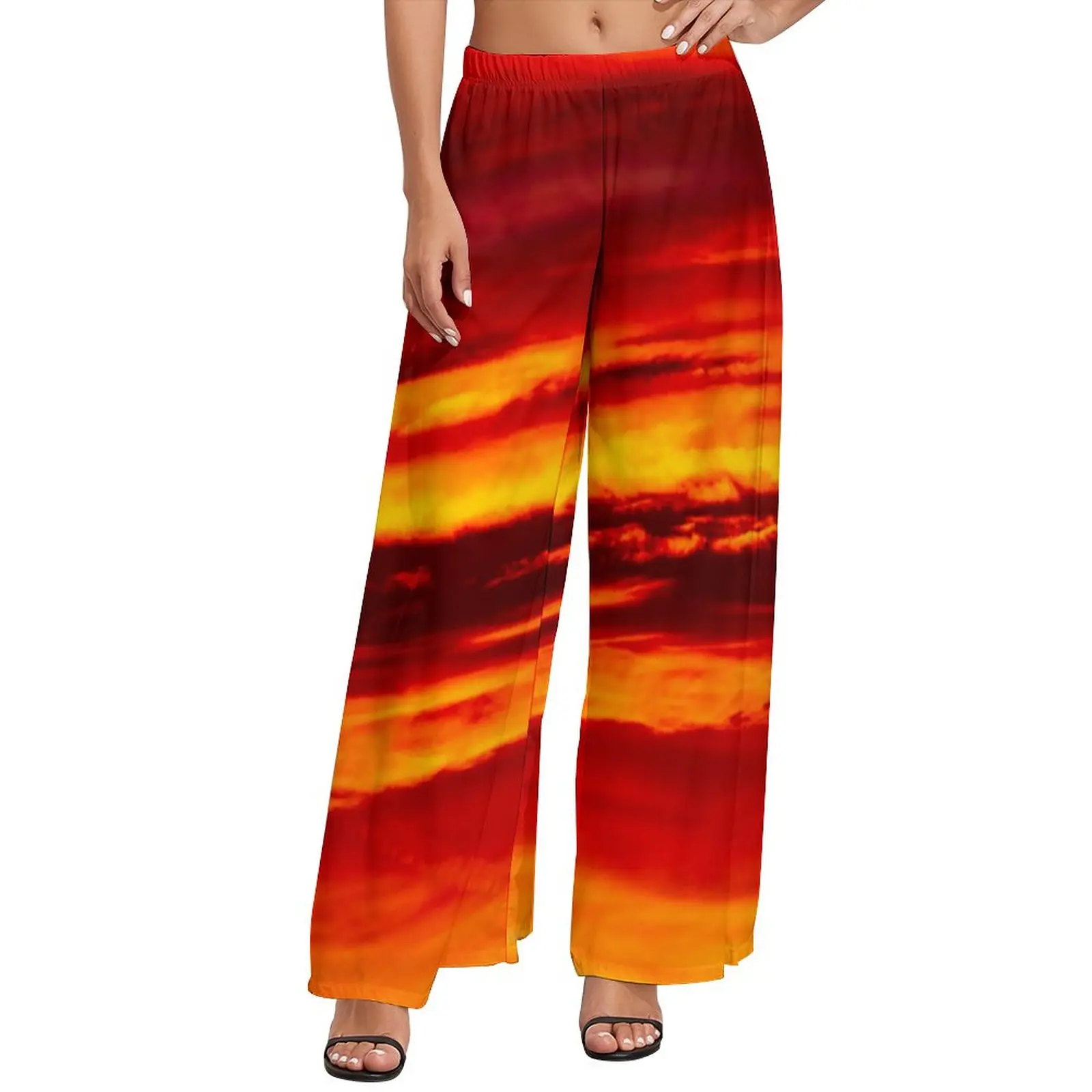 Bright Red Sunset Straight Pants Colorful Sky Trendy Wide Leg Pants Women Oversize Harajuku Design Trousers
Bright Red Sunset Straight Pants Colorful Sky Trendy Wide Leg Pants Women Oversize Harajuku Design Trousers