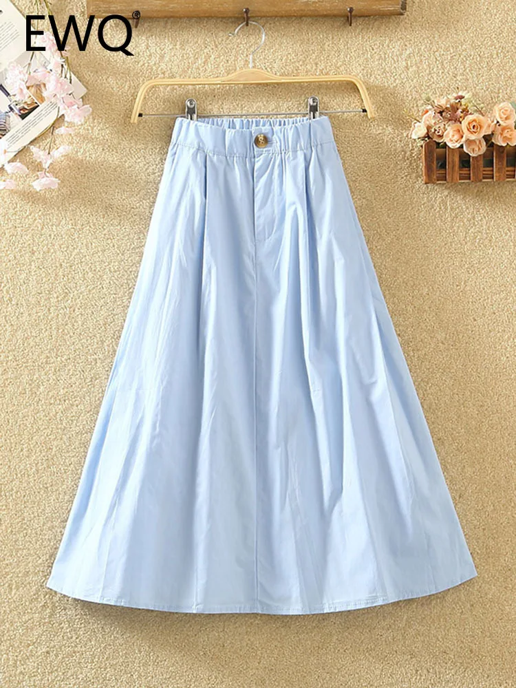 EWQ Sweet Style Chic Women's Skirt Zipper Pockets Button Solid Color High Waist A-line Female Skirts Autumn 2023 New 27SN3357
EWQ Sweet Style Chic Women's Skirt Zipper Pockets Button Solid Color High Waist A-line Female Skirts Autumn 2023 New 27SN3357