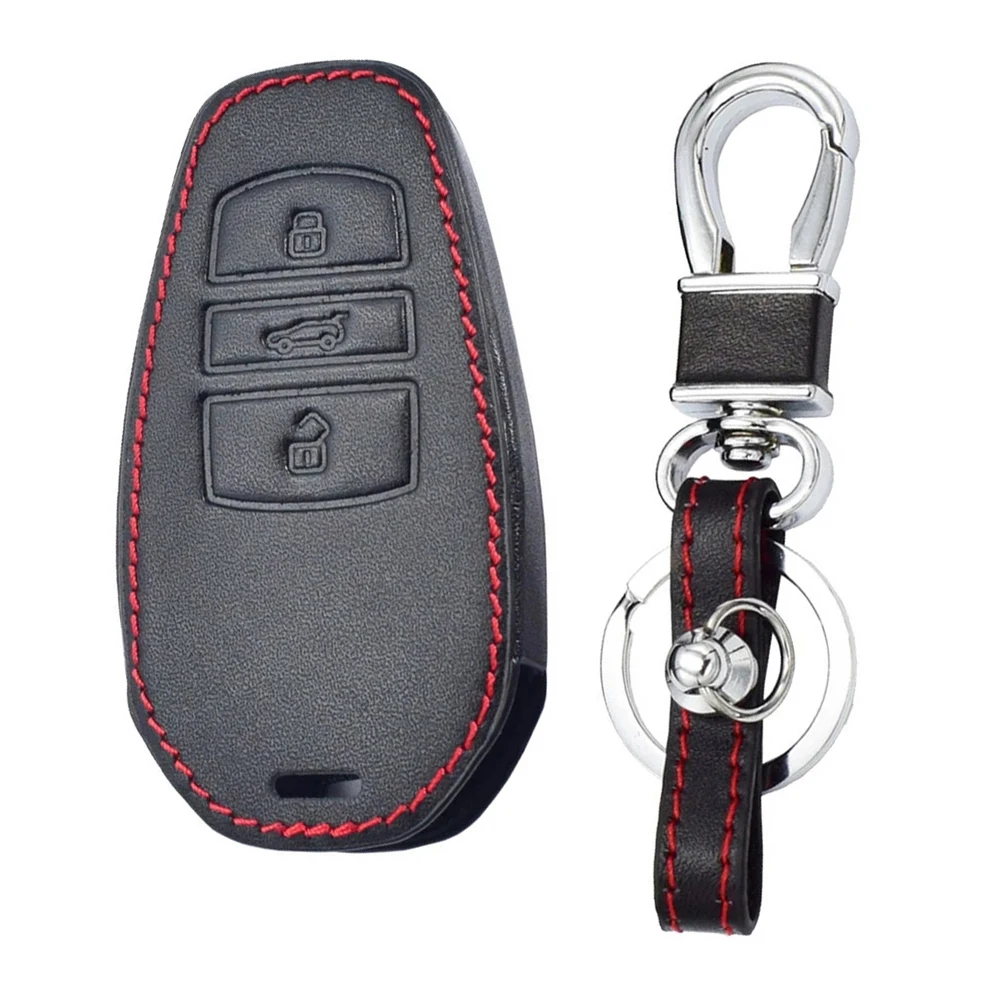 Car Key Cover Leather Smart Remote Key Protectior Case Car Accessories 3 Button Black Key Case Keychain For Touareg 2011-2014
Car Key Cover Leather Smart Remote Key Protectior Case Car Accessories 3 Button Black Key Case Keychain For Touareg 2011-2014