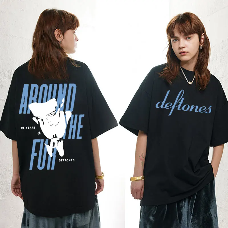 Deftones Around The Fur Tour Band Concert Print T-Shirt Men Women High Street Fashion Loose Tees Hip Hop Casual Cotton T-Shirts
Deftones Around The Fur Tour Band Concert Print T-Shirt Men Women High Street Fashion Loose Tees Hip Hop Casual Cotton T-Shirts