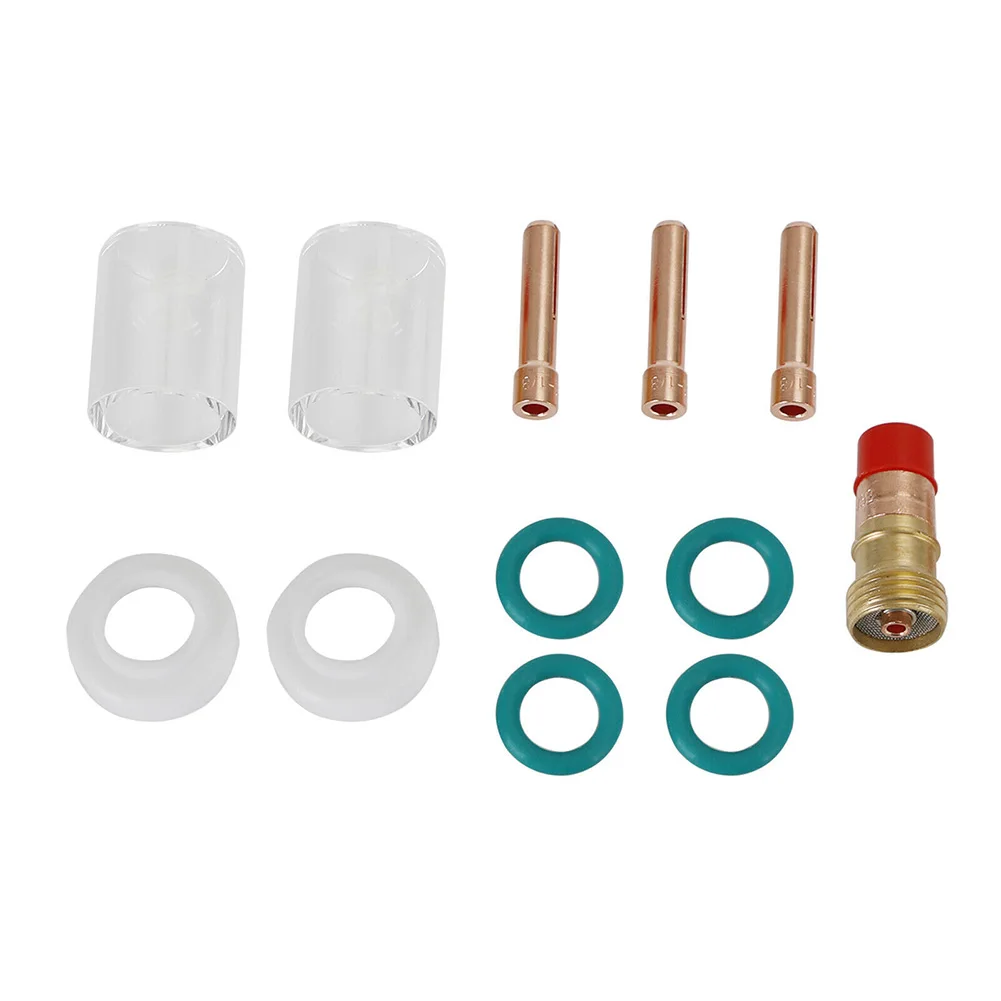 Reliable Tig Welding Torch Stubby Gas Lens Glass Cup Kit for Wp 17/18/26 Temperature Resistant O rings Included
Reliable Tig Welding Torch Stubby Gas Lens Glass Cup Kit for Wp 17/18/26 Temperature Resistant O rings Included