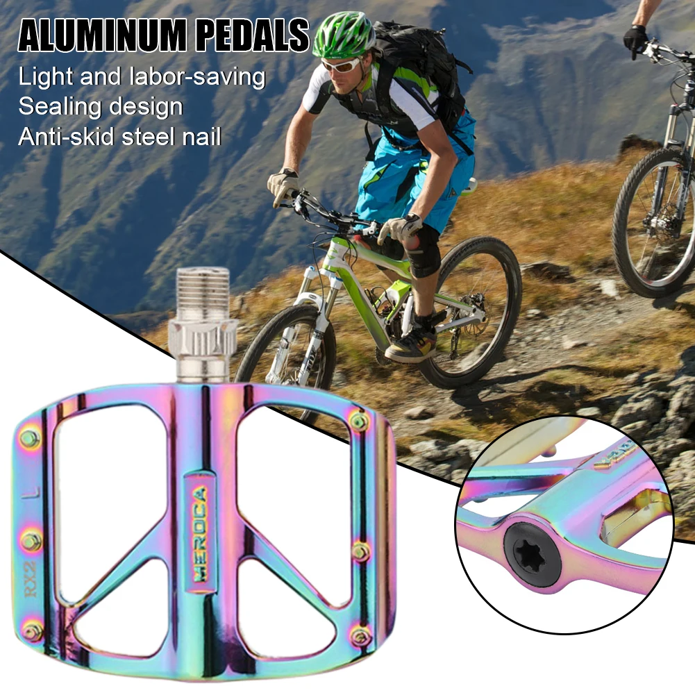 1 Pair Mountain Bike Flat Pedals Aluminum Alloy Anti-Skid Pedal Sealed DU Bearing Pedal Bicycle Parts Accessories
1 Pair Mountain Bike Flat Pedals Aluminum Alloy Anti-Skid Pedal Sealed DU Bearing Pedal Bicycle Parts Accessories