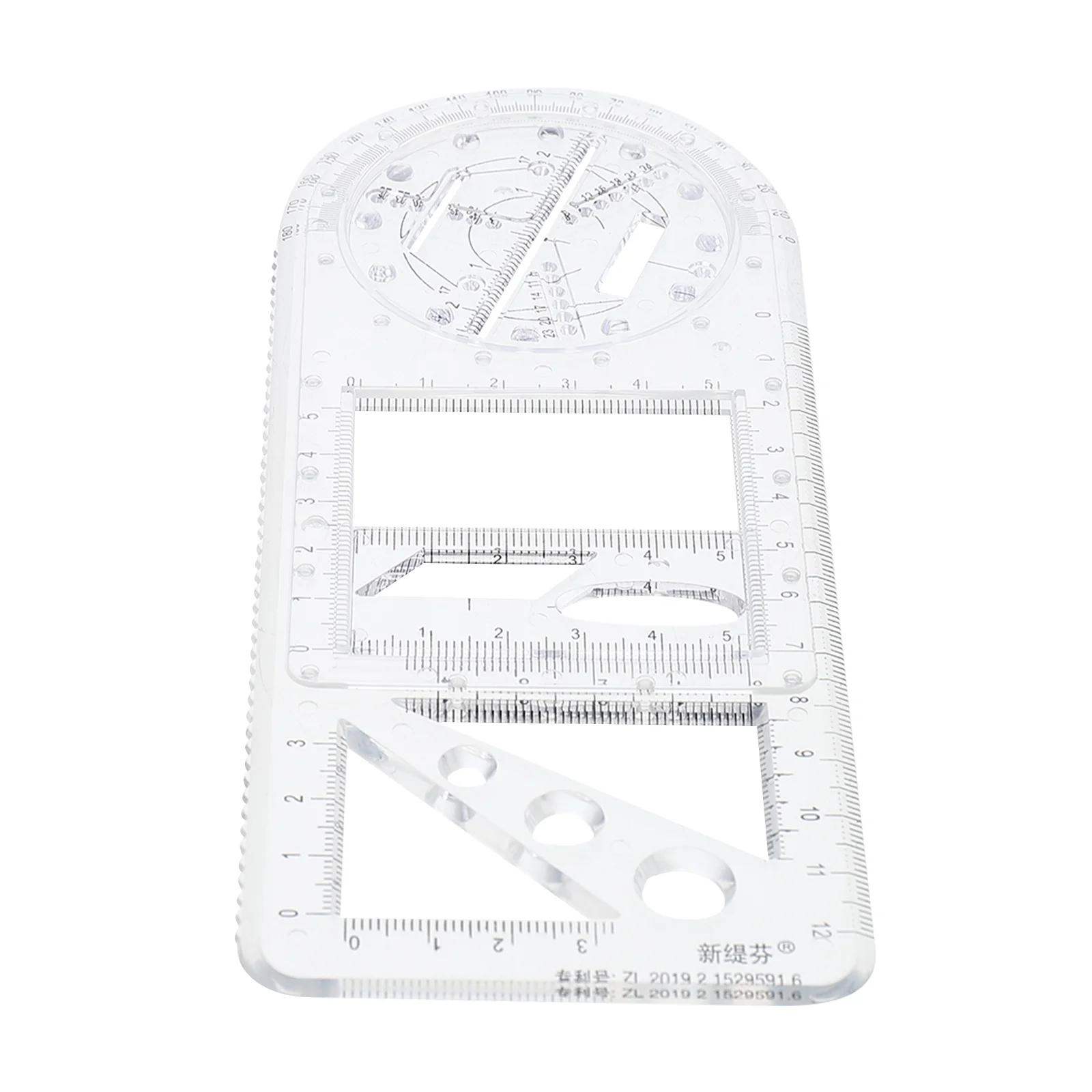 Multi-function Geometric Drawing Template Mathematics Examination Ruler School Supply
Multi-function Geometric Drawing Template Mathematics Examination Ruler School Supply