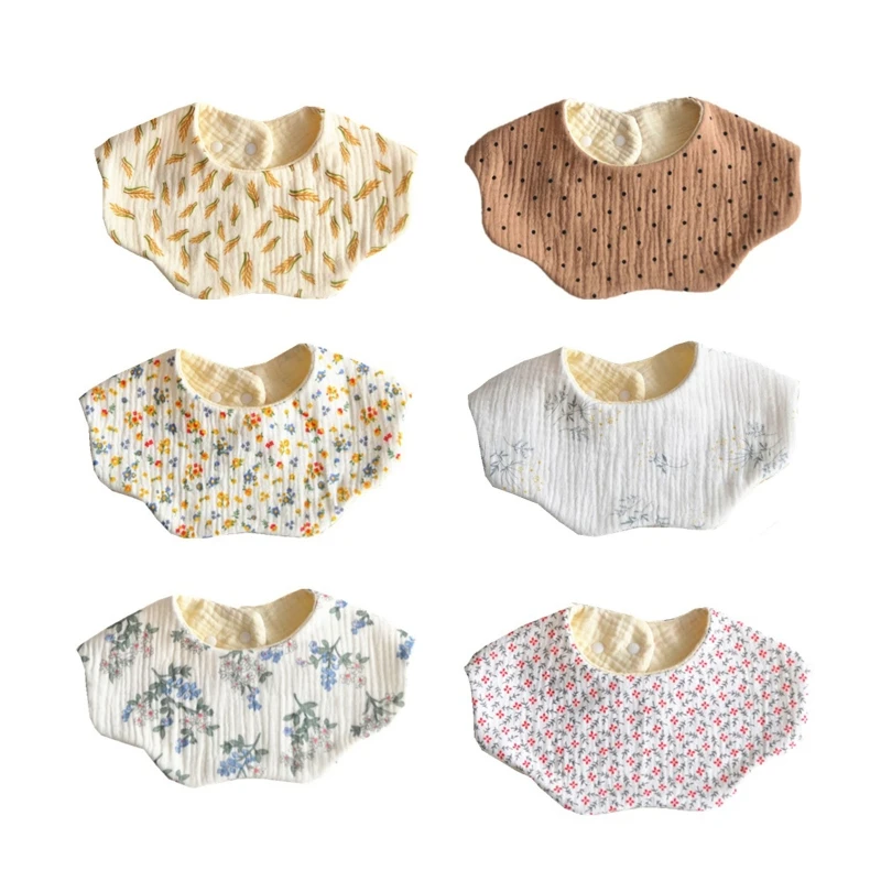 360 Degree Rotation Burp Cloth Baby Flower Shape Feeding Bib Bandana Scarf 5-Layers Pure Cotton Absorbent Saliva Towel
360 Degree Rotation Burp Cloth Baby Flower Shape Feeding Bib Bandana Scarf 5-Layers Pure Cotton Absorbent Saliva Towel