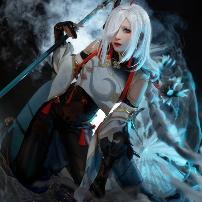 Для Genshin impact Shenhe косплей костюмы аниме игра косплей Feminino Ganyu сексуальный костюм на Хэллоуин для женщин парик сексуальный костюм
Для Genshin impact Shenhe косплей костюмы аниме игра косплей Feminino Ganyu сексуальный костюм на Хэллоуин для женщин парик сексуальный костюм