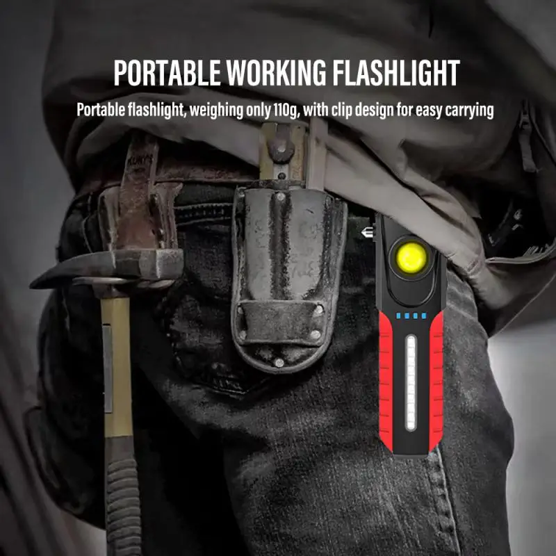 COB Work Light Type-C Charging Multi-function Vehicle Inspection Light On Board Safety Hammer Flashlight Power Bank Function
COB Work Light Type-C Charging Multi-function Vehicle Inspection Light On Board Safety Hammer Flashlight Power Bank Function