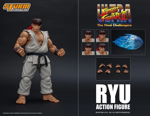 Storm Toys 1/12 Ryu Street Fighter II Four-headed Carving Black/White Color 6" Action Figure In Stock
Storm Toys 1/12 Ryu Street Fighter II Four-headed Carving Black/White Color 6" Action Figure In Stock