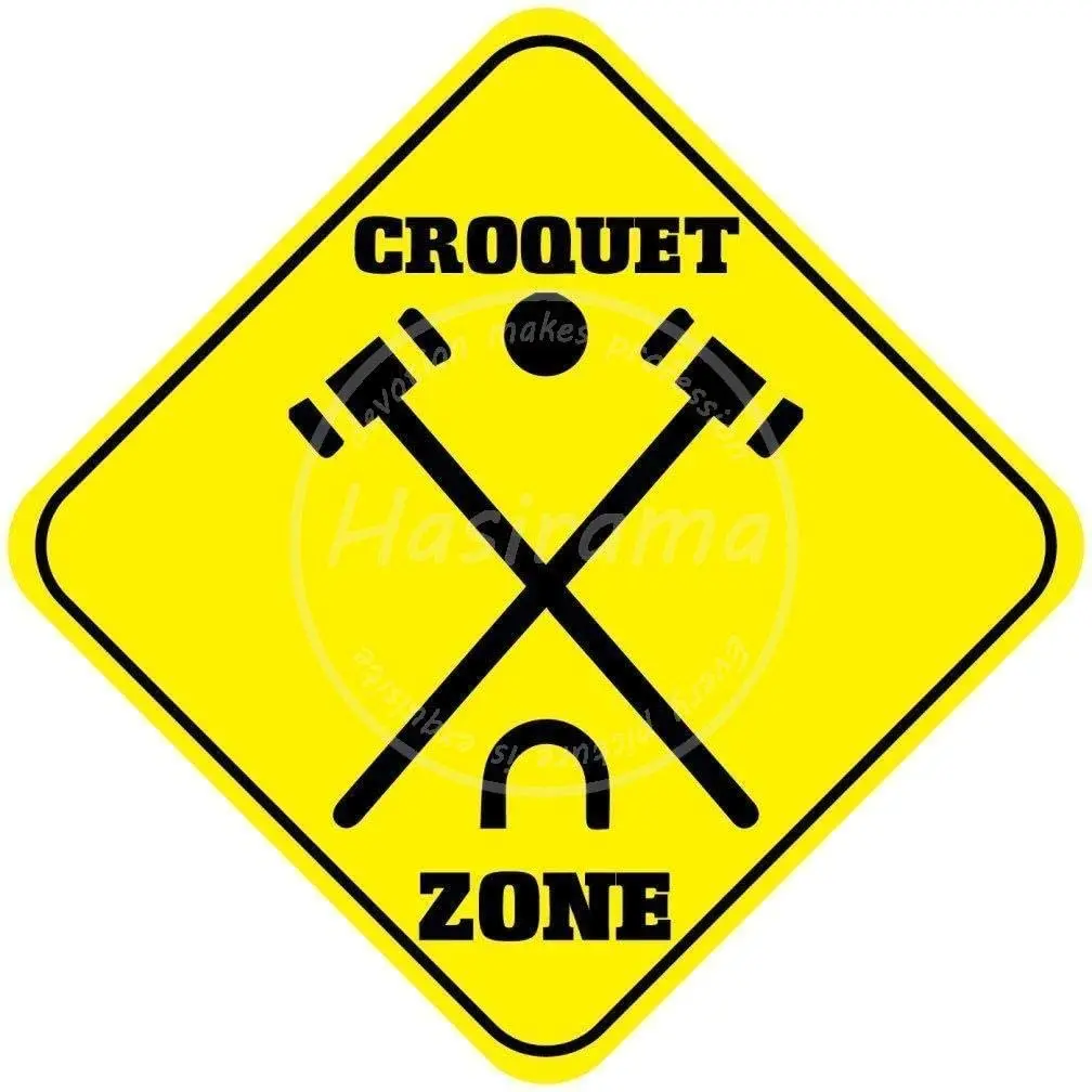 Croquet Zone Vintage Tin Sign Art Iron Painting Rusty Poster Decoration Aluminum plaque
Croquet Zone Vintage Tin Sign Art Iron Painting Rusty Poster Decoration Aluminum plaque