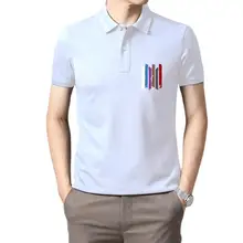 Golf wear men Men Short sleeve BJJ Belt Rank Vertical Stripes Shirt for Jiu Jitsu O neck Women polo t shirt for men