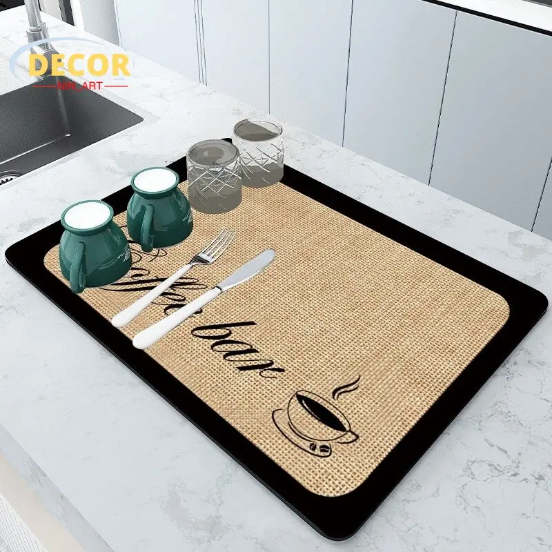 Kitchen Super Absorbent Drain Pad Dish Drying Mat For Wash Basin Placemat Super Absorbent Diatomic Washable Quick Dry Home Decor
Kitchen Super Absorbent Drain Pad Dish Drying Mat For Wash Basin Placemat Super Absorbent Diatomic Washable Quick Dry Home Decor