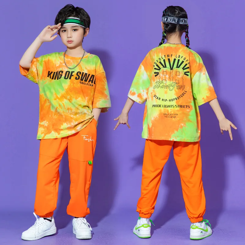 Kids Hip Hop Clothing Tie Dye Print Oversized T Shirt Streetwear Cargo Jogger Pants for Girl Boy Jazz Dance Costume Clothes
Kids Hip Hop Clothing Tie Dye Print Oversized T Shirt Streetwear Cargo Jogger Pants for Girl Boy Jazz Dance Costume Clothes