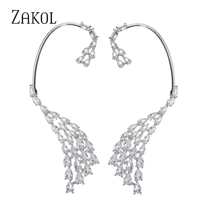ZAKOL Ins Fashion Geometry Water Drop Cubic Zirconia Stud Earring Simple for Women Luxury Party Wedding Jewelry Gift EP2534
ZAKOL Ins Fashion Geometry Water Drop Cubic Zirconia Stud Earring Simple for Women Luxury Party Wedding Jewelry Gift EP2534