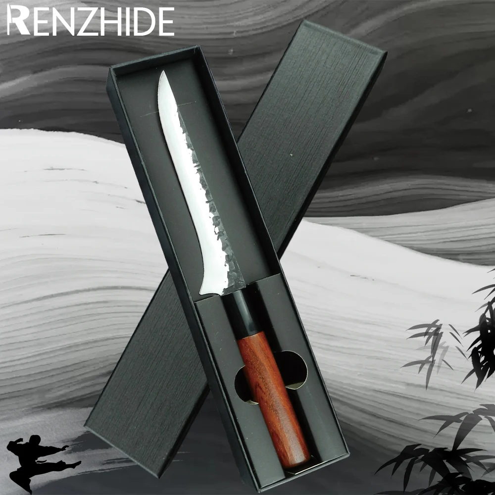 RZD 6 INCH Boning Filleting Knife Stainless Steel Slicing Meat Fish Wood Handle Japanese Style Gift Box Cooking Accessory
RZD 6 INCH Boning Filleting Knife Stainless Steel Slicing Meat Fish Wood Handle Japanese Style Gift Box Cooking Accessory
