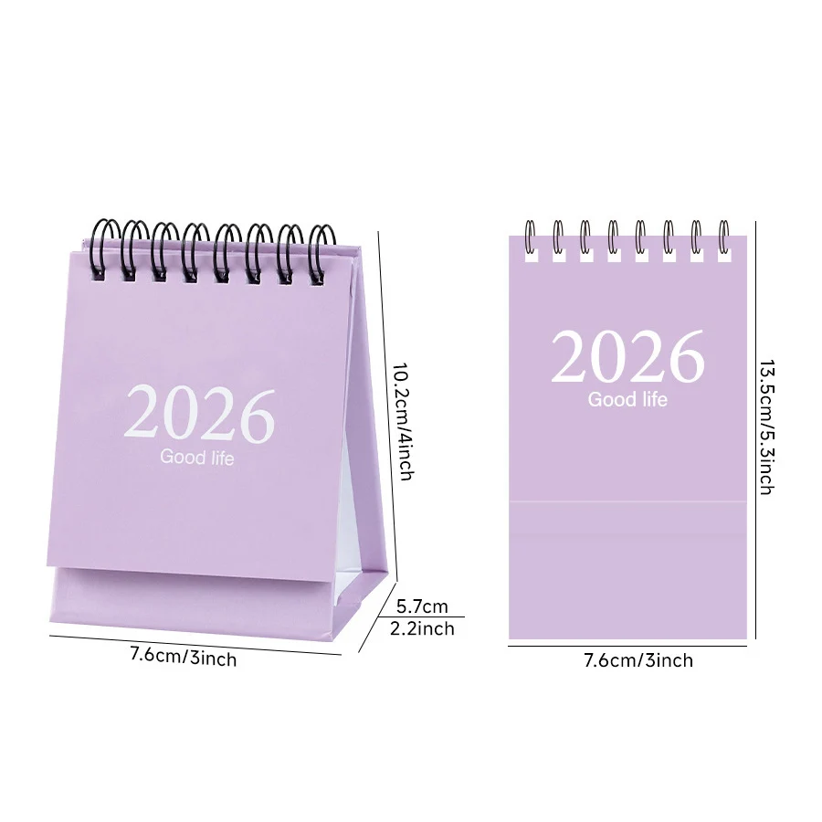2026 Новый английский простой однотонный мини-настольный календарь, настольный бумажный календарь, двойной ежедневный планировщик, годовая повестка дня
2026 Новый английский простой однотонный мини-настольный календарь, настольный бумажный календарь, двойной ежедневный планировщик, годовая повестка дня