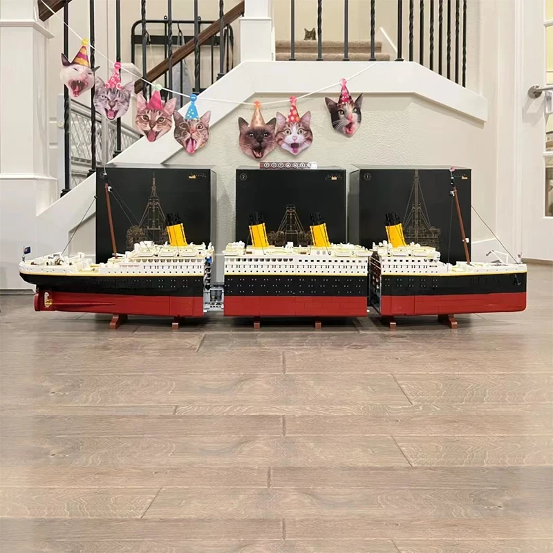 Hot Classic Movie Titanic Large Cruise Ship Compatible 10294 DIY Model Assembly Building Blocks Bricks Kids Toys Christmas Gifts
Hot Classic Movie Titanic Large Cruise Ship Compatible 10294 DIY Model Assembly Building Blocks Bricks Kids Toys Christmas Gifts