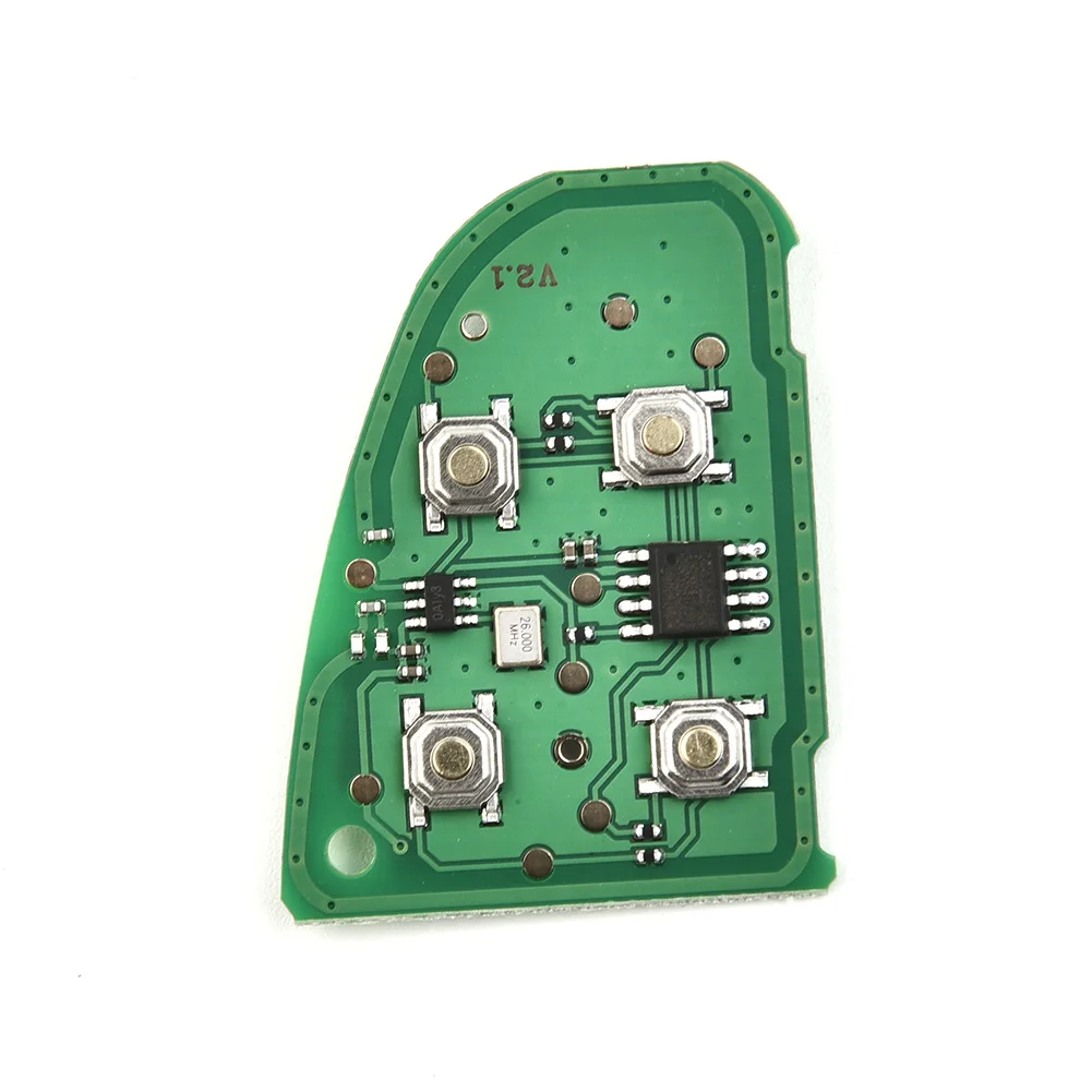 1PC Remote Key Circuit Board Electronic Component 433MHz Key Circuit Board For Jaguar X Type XJ XJR 4 Button Flip Remote Fob
1PC Remote Key Circuit Board Electronic Component 433MHz Key Circuit Board For Jaguar X Type XJ XJR 4 Button Flip Remote Fob