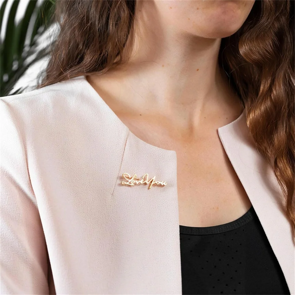 Custom Badges Name Letter Brooch Pin Personalized Customization Company Logo Fashion Gifts Accessories Pins Brooch For Women
Custom Badges Name Letter Brooch Pin Personalized Customization Company Logo Fashion Gifts Accessories Pins Brooch For Women
