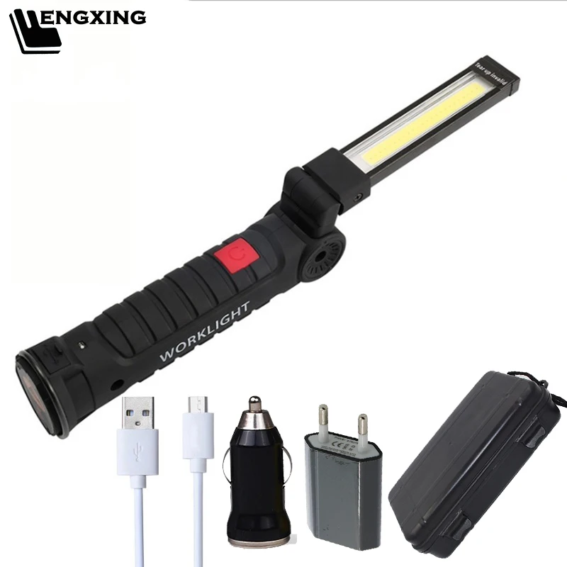COB LED Torch Working Lamp Flashlight USB Rechargeable 3 Mode Flash Light with Magnet Portable Camping Emergency night Lantern
COB LED Torch Working Lamp Flashlight USB Rechargeable 3 Mode Flash Light with Magnet Portable Camping Emergency night Lantern