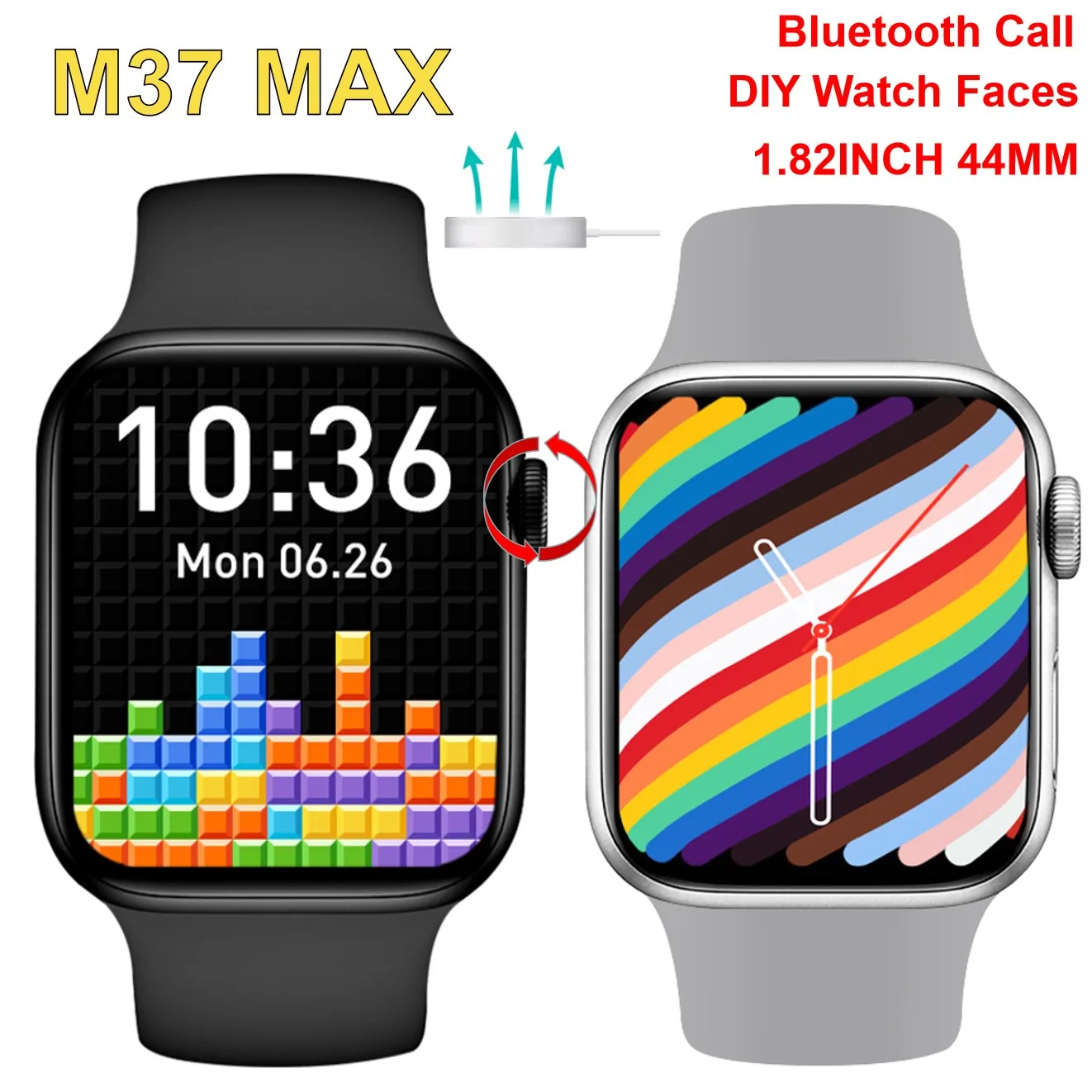 2021 New M37 Max Smart Watch Series 8 Custom Dial Bluetooth Call Smartwatch Women Men Clocks Hours Gift PK IWO 14 W56 W37 DT100+
2021 New M37 Max Smart Watch Series 8 Custom Dial Bluetooth Call Smartwatch Women Men Clocks Hours Gift PK IWO 14 W56 W37 DT100+