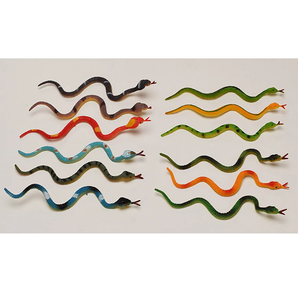 12pcs Useful Crawling Toyssss Prank Props Artificial Rubber Faux Snake Models High Simulation Snakes for Party Halloween
12pcs Useful Crawling Toyssss Prank Props Artificial Rubber Faux Snake Models High Simulation Snakes for Party Halloween