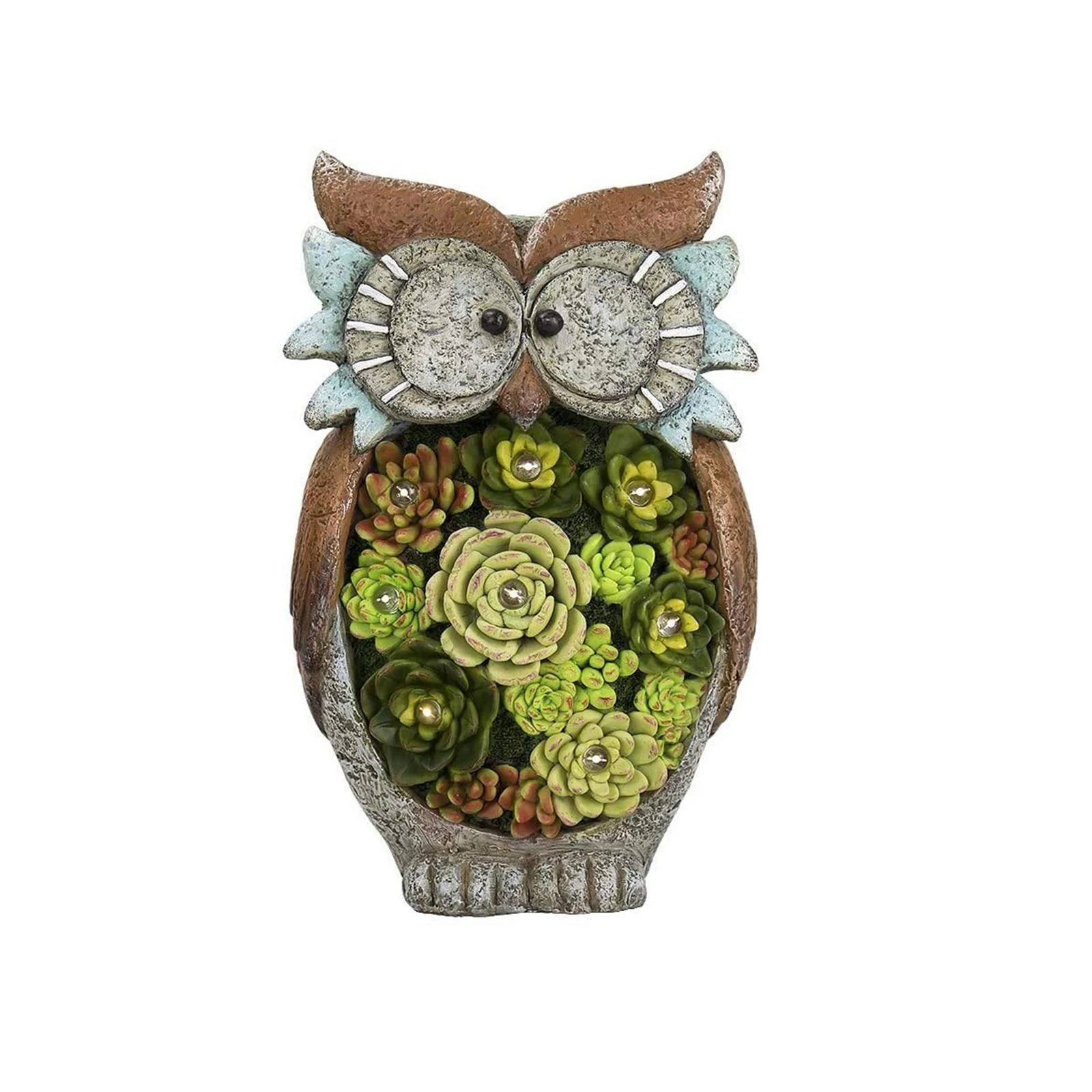 Garden Owl Statue Solar LED Lights Resin Owl Figurine for Patio Yard Art Lawn Ornament
Garden Owl Statue Solar LED Lights Resin Owl Figurine for Patio Yard Art Lawn Ornament