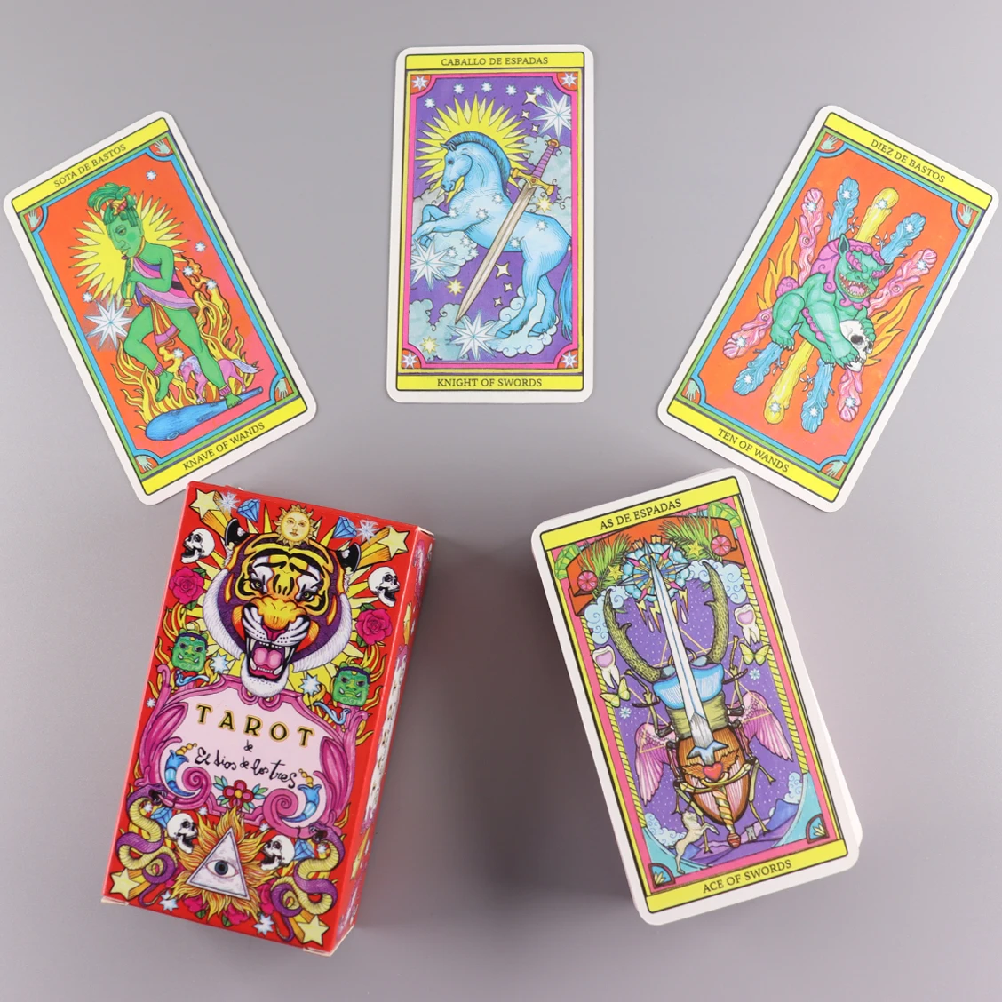 

78 Pcs Tarot Of The God Of The Three Cards Deck Board Game Card Game Playing Cards Party Table Game Gift Fortune-telling Oracle