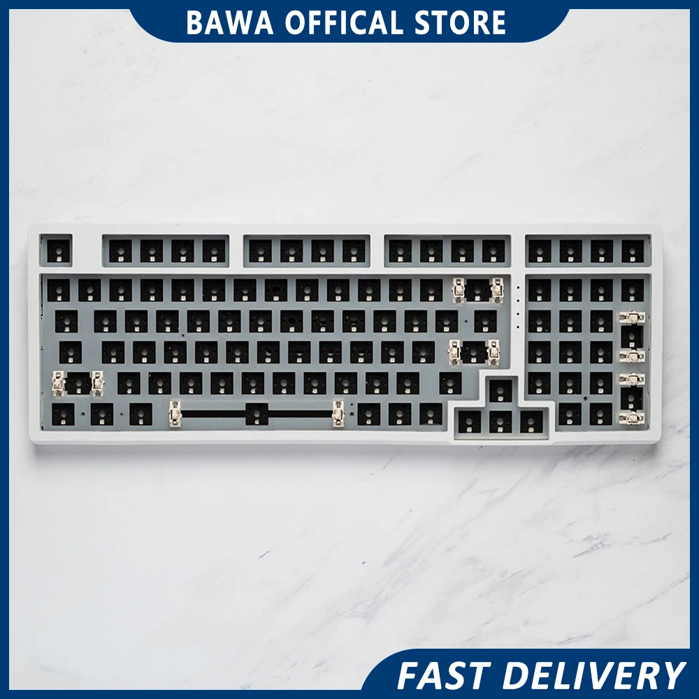 Gasket Gk 98 Keys Tri-Mode Keyboard Wireless Bluetooth Rgb Backlight Hot Swap Mechanical Keyboards Gaming Office Work Man Gifts
Gasket Gk 98 Keys Tri-Mode Keyboard Wireless Bluetooth Rgb Backlight Hot Swap Mechanical Keyboards Gaming Office Work Man Gifts