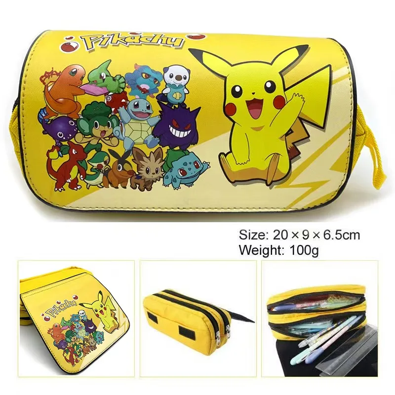 Large Capacity Double Layer Pencil Case Pokemon Pikachu Kawaii School Pen Case Supplies Pencil Bag Box Small Bag Stationery Gift
Large Capacity Double Layer Pencil Case Pokemon Pikachu Kawaii School Pen Case Supplies Pencil Bag Box Small Bag Stationery Gift