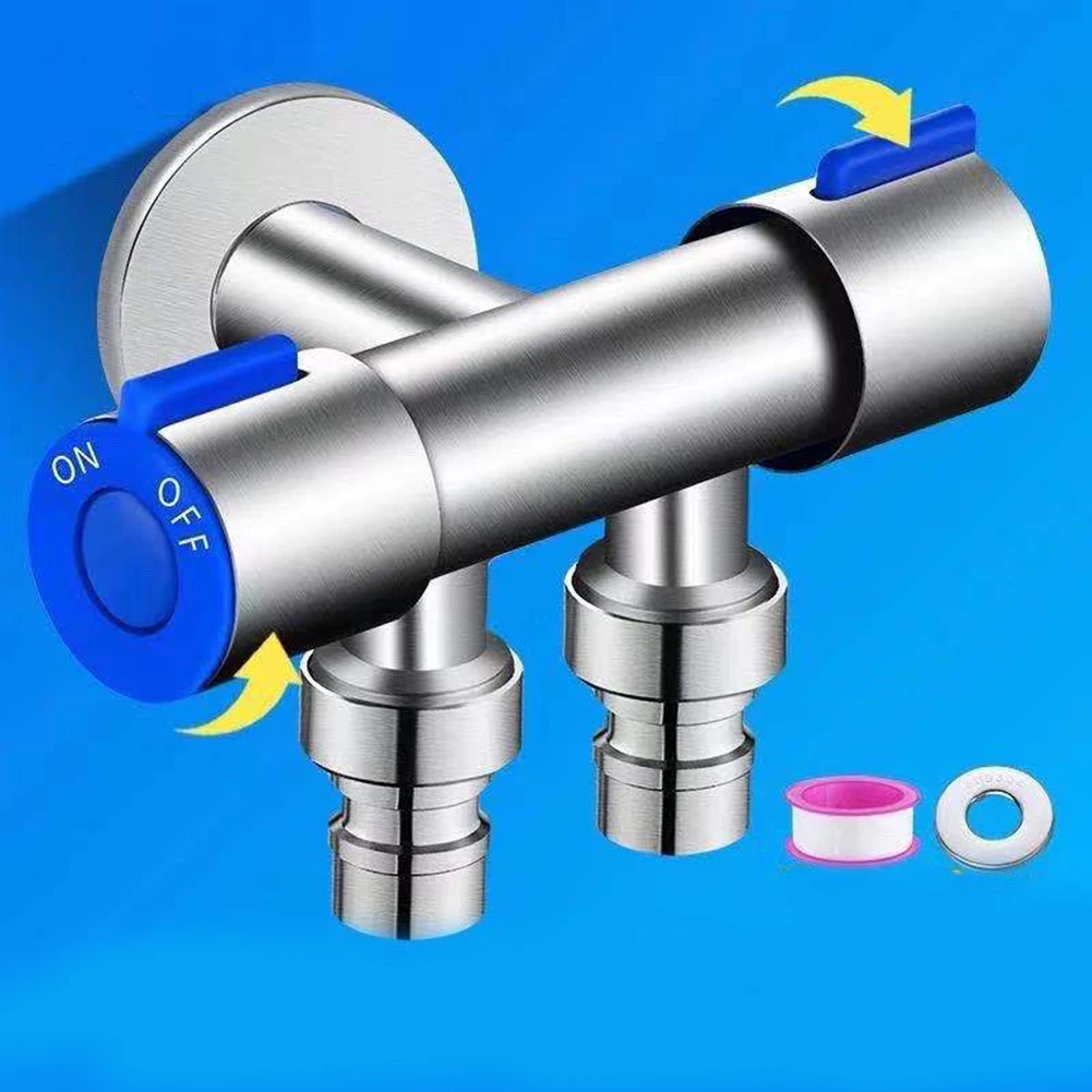 Stainless Steel Cold Water Faucet Washing Faucet Triangle Valve Double Handle Toilet Water Inlet Switch Faucet Bathroom Kitchen
Stainless Steel Cold Water Faucet Washing Faucet Triangle Valve Double Handle Toilet Water Inlet Switch Faucet Bathroom Kitchen