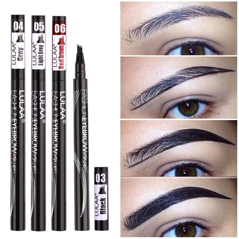 4-Fork Fine Sketch Liquid Eyebrow Pencil Waterproof Brown Black Brow Dye Tint Tattoo Pen Long Lasting Eyebrow Makeup Cosmetic 
4-Fork Fine Sketch Liquid Eyebrow Pencil Waterproof Brown Black Brow Dye Tint Tattoo Pen Long Lasting Eyebrow Makeup Cosmetic