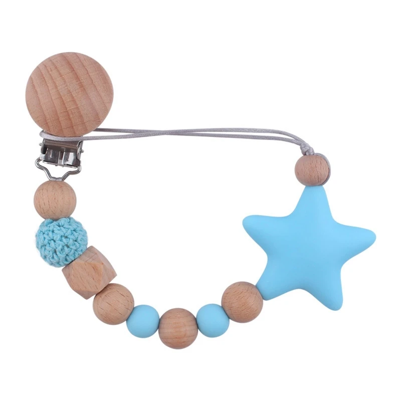 Silicone Bead Pacifier Clip for Baby Girl Boy Babies Wood Soother Chain Holder G99C
Silicone Bead Pacifier Clip for Baby Girl Boy Babies Wood Soother Chain Holder G99C