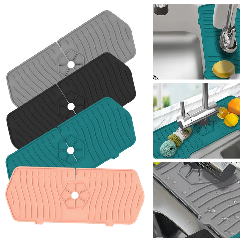 Kitchen Faucet Absorbent Mat silicone Sink Splash Guard Faucet Splash Catcher Countertop Protector For Kitchen Bathroom
Kitchen Faucet Absorbent Mat silicone Sink Splash Guard Faucet Splash Catcher Countertop Protector For Kitchen Bathroom