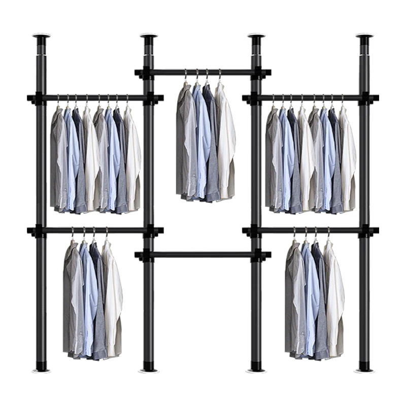 32mm carbon steel multi clothes drying rack floor stand movable coat hanger rack for bedroom
32mm carbon steel multi clothes drying rack floor stand movable coat hanger rack for bedroom