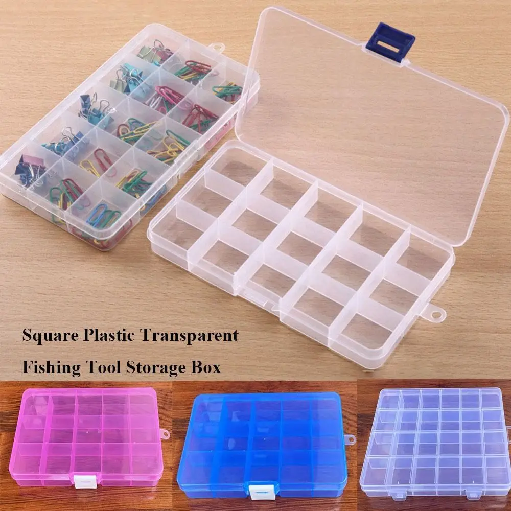 Square Storage Box Hot Transparent Plastic Jewelry Beads Container Fishing Tools Accessories Power Tools Holder
Square Storage Box Hot Transparent Plastic Jewelry Beads Container Fishing Tools Accessories Power Tools Holder