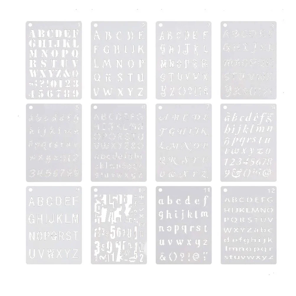 12 Sheets Alphanumeric Template Molds Letter Stencils Animal Kids Learning Tools The Pet Stencil Alphabet Letters Child 
12 Sheets Alphanumeric Template Molds Letter Stencils Animal Kids Learning Tools The Pet Stencil Alphabet Letters Child