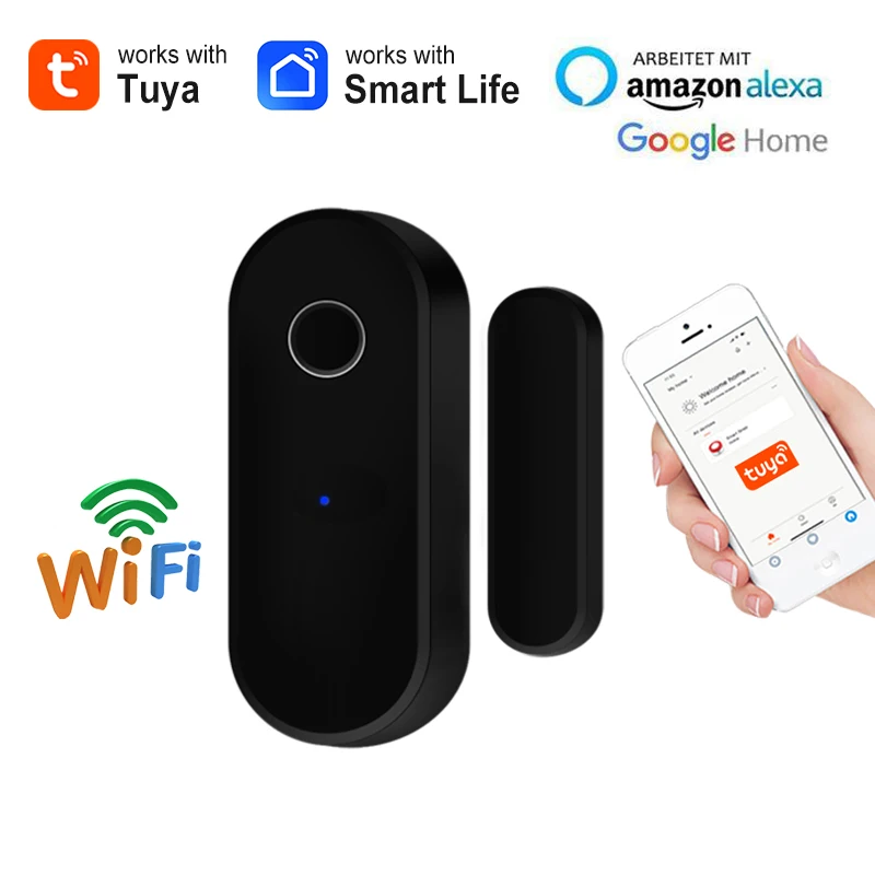 Датчик открытия двери Earykong Tuya Wi-Fi черный
Датчик открытия двери Earykong Tuya Wi-Fi черный