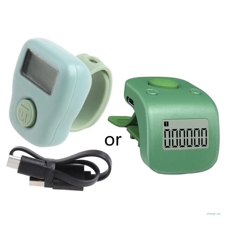 M5TD Precise Rechargeable Digital Hand Tally Counter Durable Finger Ring Lightweight Prayer Counter Clicker with USB Cable
M5TD Precise Rechargeable Digital Hand Tally Counter Durable Finger Ring Lightweight Prayer Counter Clicker with USB Cable