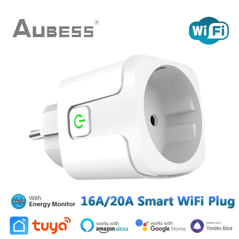16A/20A Tuya Smart WiFi Plug With Energy Monitor Socket Outlet Smart Life APP Control Switch Work With Alexa Google Home Alice
16A/20A Tuya Smart WiFi Plug With Energy Monitor Socket Outlet Smart Life APP Control Switch Work With Alexa Google Home Alice