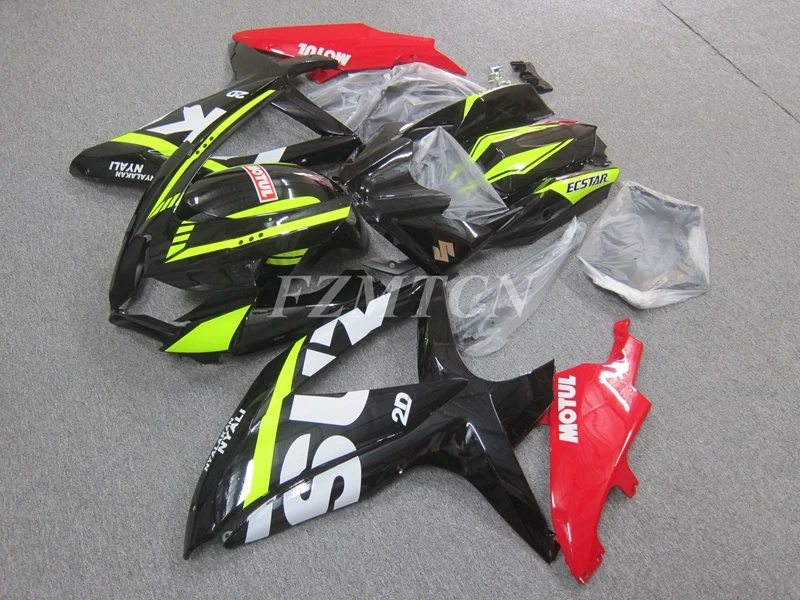 Новый комплект обтекателей, подходит для Suzuki GSX-R600 750 K8 2008 2009 08 09 10, корпус из АБС-пластика, бесплатно, желтый, красный 
Новый комплект обтекателей, подходит для Suzuki GSX-R600 750 K8 2008 2009 08 09 10, корпус из АБС-пластика, бесплатно, желтый, красный