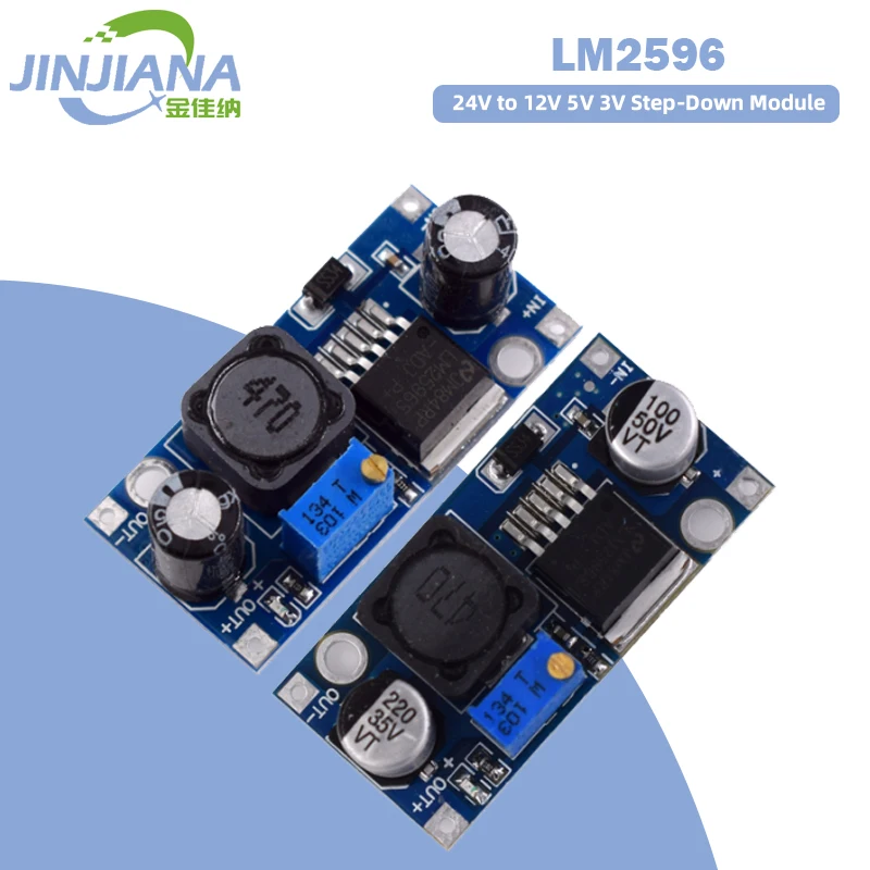 Понижающий преобразователь постоянного тока LM2596 с 3,0-40 В до 1,5-35 в, понижающий модуль источника питания
Понижающий преобразователь постоянного тока LM2596 с 3,0-40 В до 1,5-35 в, понижающий модуль источника питания