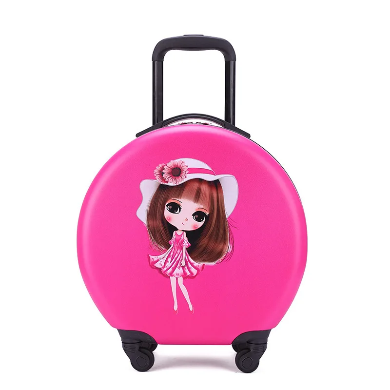 

Kid Rolling Suitcase on Wheels Travel Luggage Bag for Girls Wheeled Suitcases Trolley Bag Cartoon Backpack