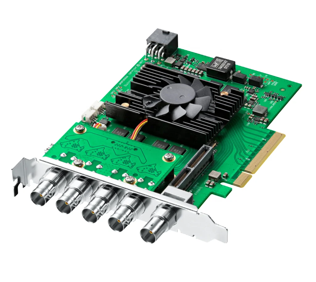 Blackmagic DeckLink 8K Pro Quad link 12G-SDI capture card video switcher playback for SD/HD/Ultra HD/4K/4K DCI/8K/8K DCI formats
Blackmagic DeckLink 8K Pro Quad link 12G-SDI capture card video switcher playback for SD/HD/Ultra HD/4K/4K DCI/8K/8K DCI formats