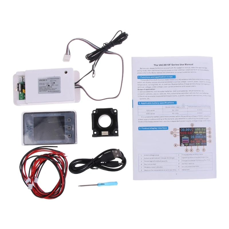 Wireless Voltage Meter Ammeter Voltmeter Solar Charging Coulometer Capacity Power Detectors Tester Monitors
Wireless Voltage Meter Ammeter Voltmeter Solar Charging Coulometer Capacity Power Detectors Tester Monitors