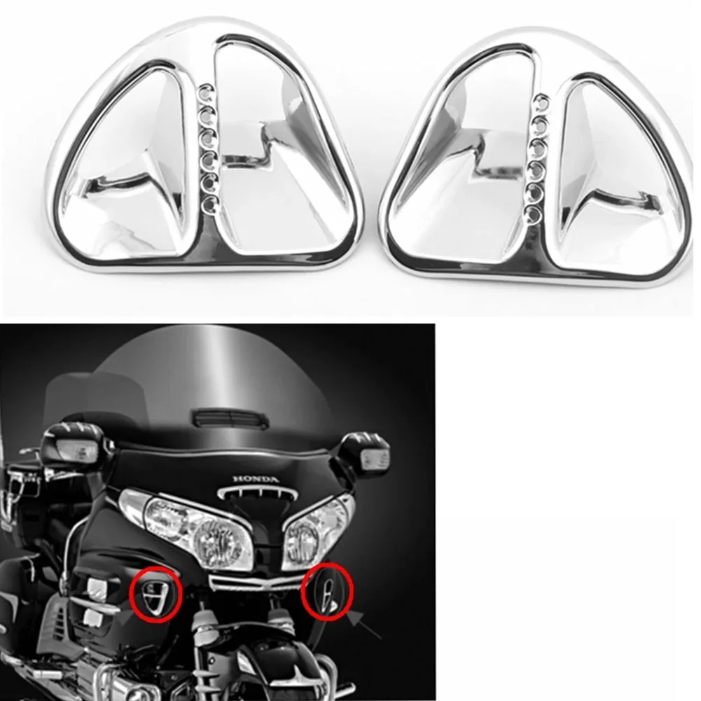Decorative Cover Goldwing Chrome Fairing Martini Air Intake Grills For Honda GL1800 2001-2011 Plastic Motorcycle Accessories
Decorative Cover Goldwing Chrome Fairing Martini Air Intake Grills For Honda GL1800 2001-2011 Plastic Motorcycle Accessories