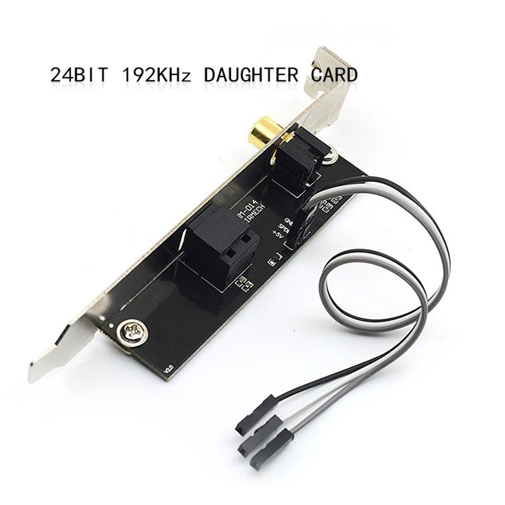 Optical Coaxial Digital Sound Card Unisian Fiber Coaxial Digital Sound Card 24 Bit 192khz Spdif Daughter Card Singal Accessories
Optical Coaxial Digital Sound Card Unisian Fiber Coaxial Digital Sound Card 24 Bit 192khz Spdif Daughter Card Singal Accessories
