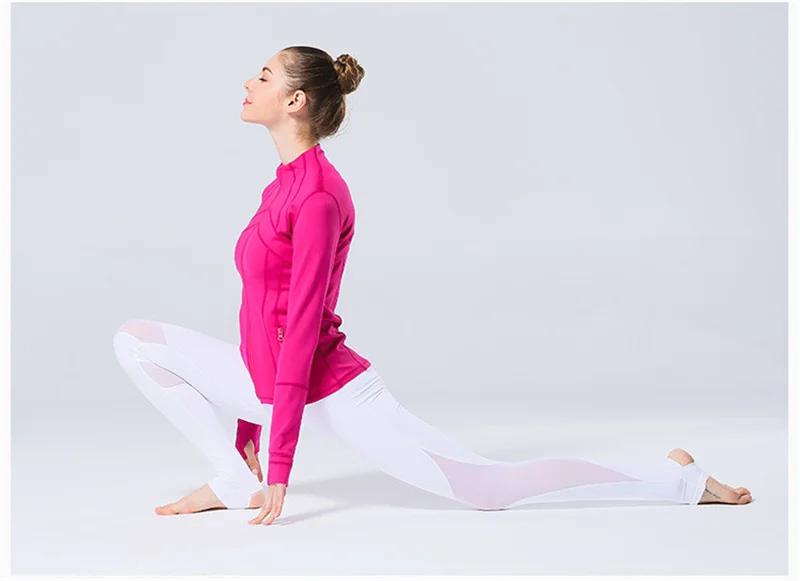 Autumn Winter Long Sleeve Sweat-wicking Breathable Women Yoga Jacket Elastic Fitness Sports Top
Autumn Winter Long Sleeve Sweat-wicking Breathable Women Yoga Jacket Elastic Fitness Sports Top