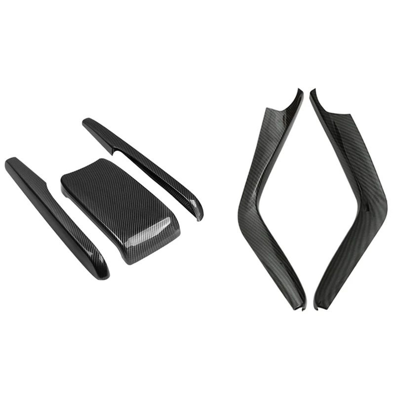 2Pcs Carbon Fiber Gear Shift Stripe Panel Cover Trim & 3Pcs Carbon Fiber Car Central Armrest Box Protective Cover
2Pcs Carbon Fiber Gear Shift Stripe Panel Cover Trim & 3Pcs Carbon Fiber Car Central Armrest Box Protective Cover